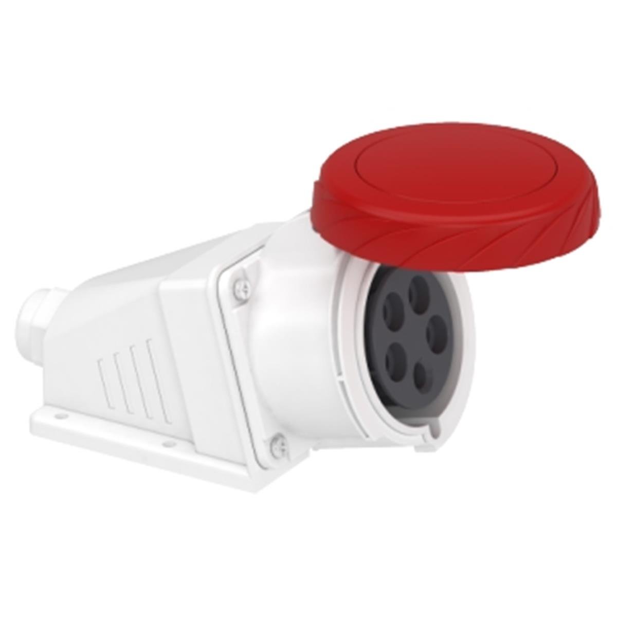 PKF32W735
5x32A, trifaze, 3P+N+T, IP67, VİDALI, Duvar Prizi 