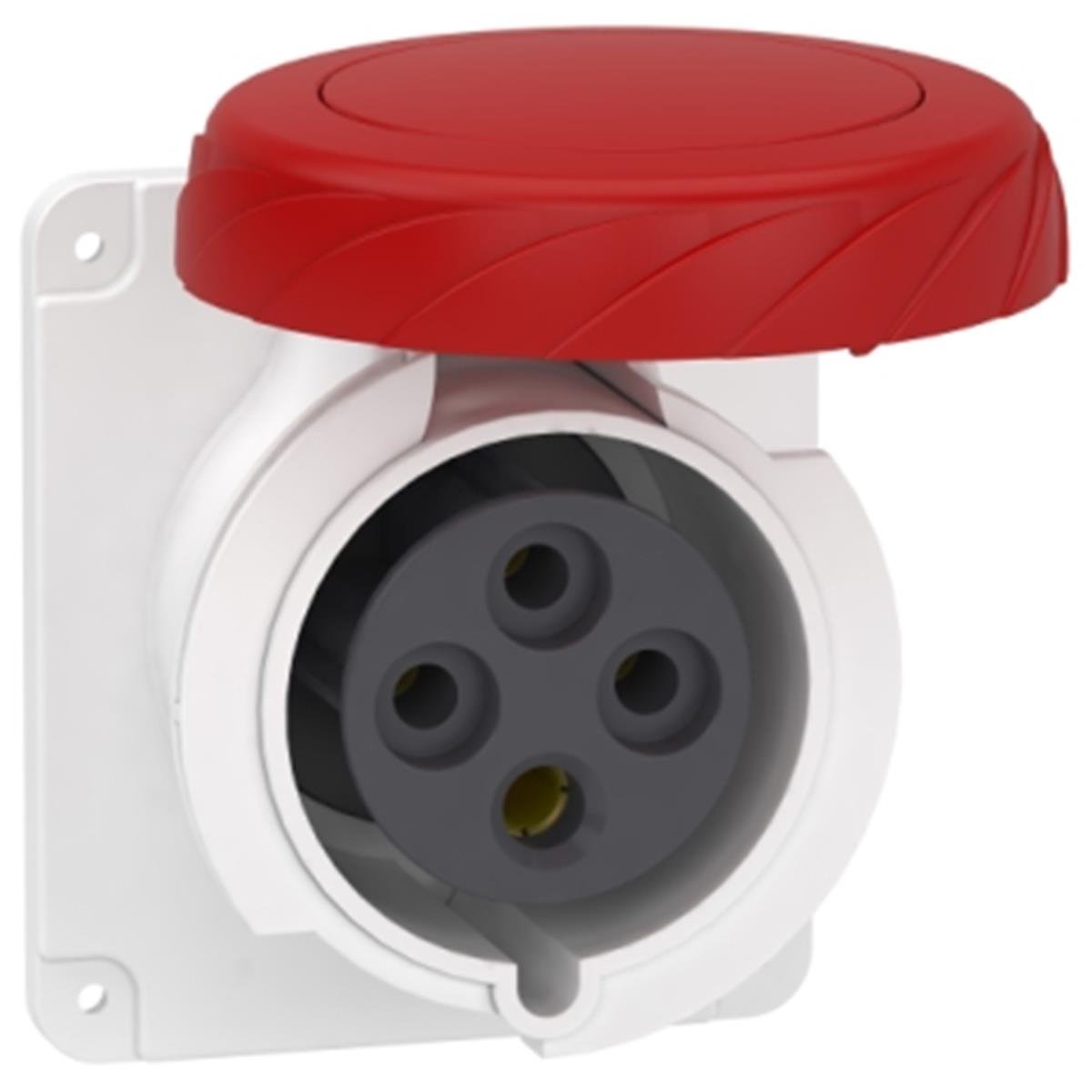PKY32G734
4x32A, trifaze, 3P+T, IP67, HIZLI Düz Makine Prizi