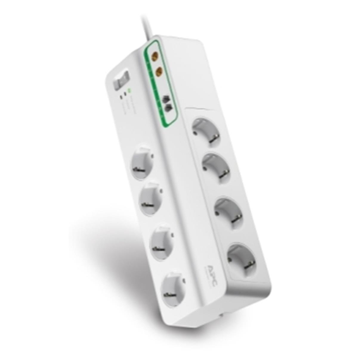 PMF83VT-GR
8 Çıkışlı Akım Korumalı Priz ve Koaks/Telefon Hatt