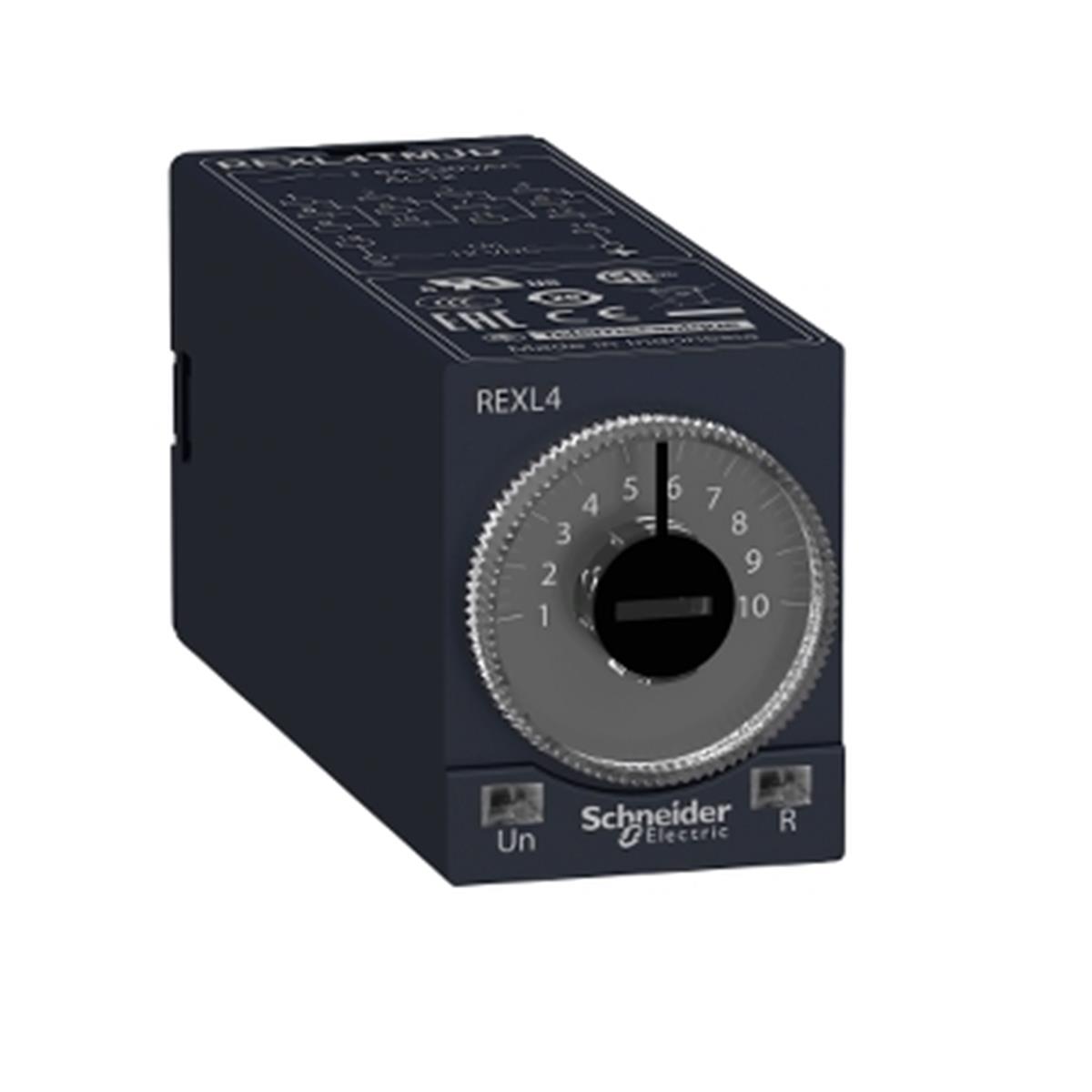 REXL4TMF7
Açma Gecikmeli Zaman Rölesi - 0,1 Sn..100 Sa - 120