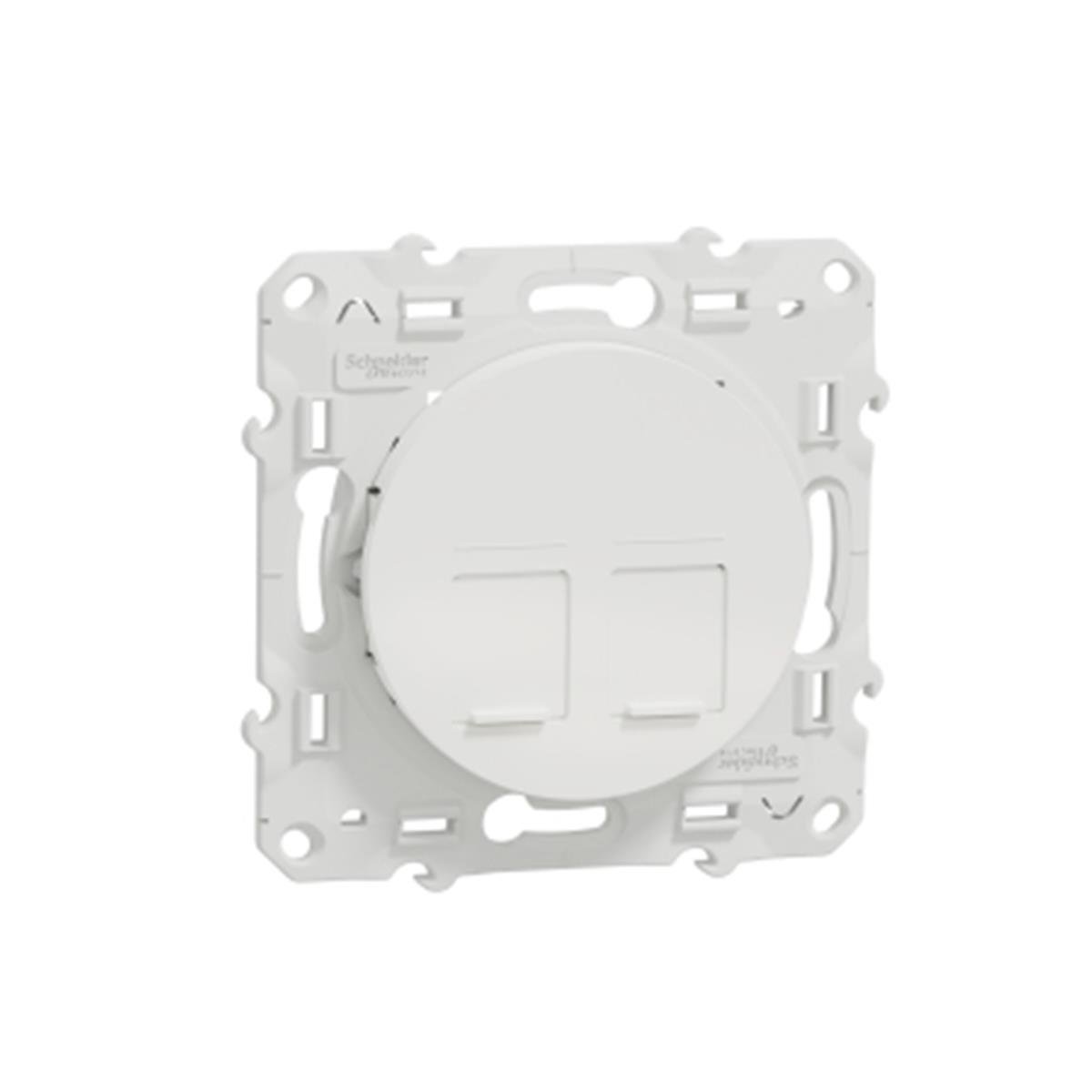 S520485
Odace 2xRJ45 Cat6 UTP - Beyaz