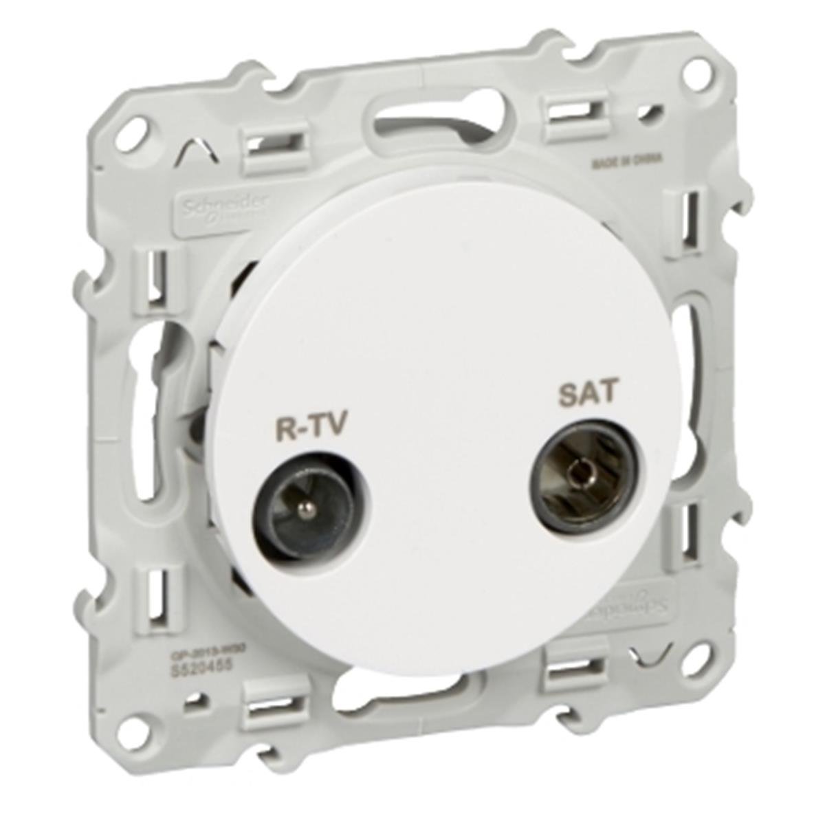S52R455
Odace TV/SAT Priz - Sonlu - Beyaz
