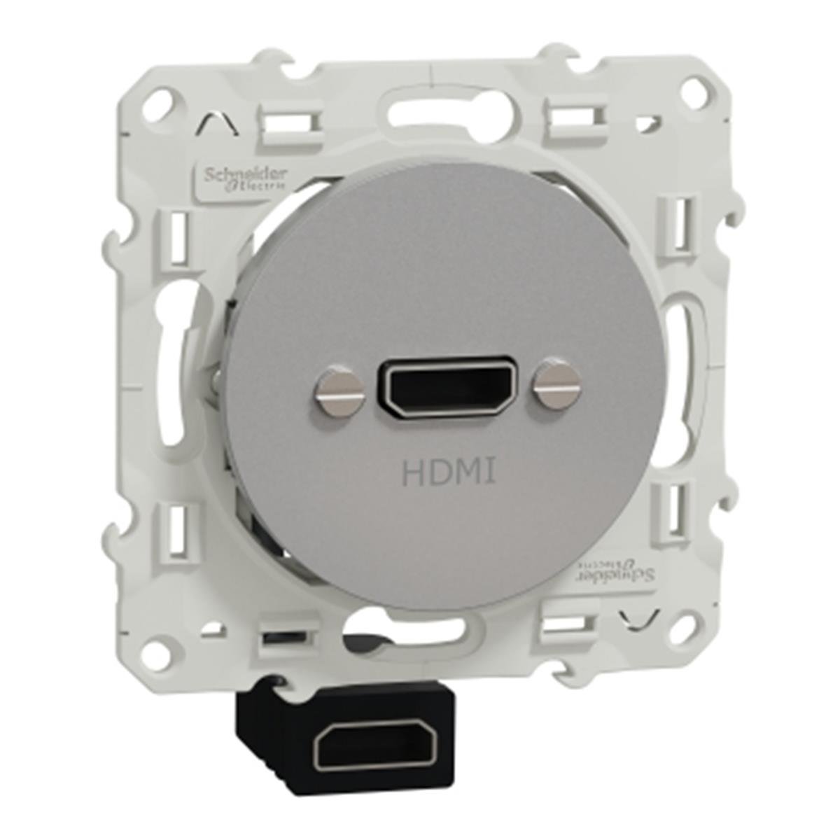 S530462
Odace HDMI konnektörlü Priz (dişi-dişi), alüminyum