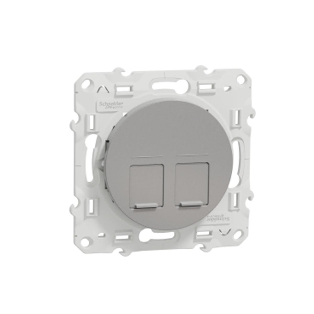 S530485
Odace 2xRJ45 Cat6 UTP - Alüminyum