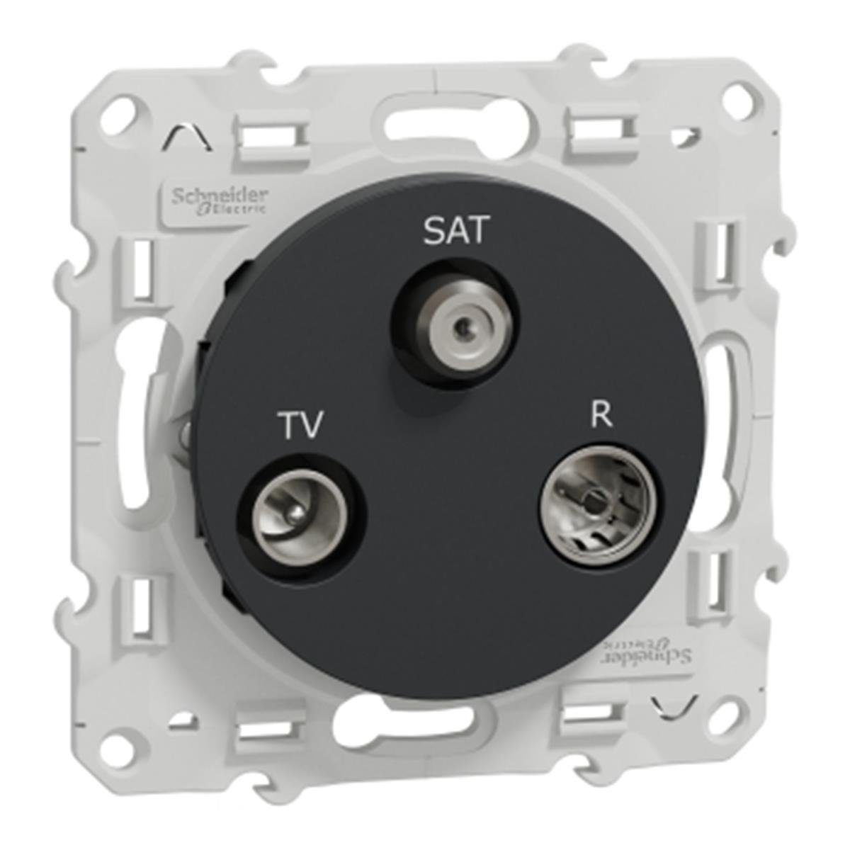 S540461
Odace TV/SAT/R Priz, tekli - Antrasit