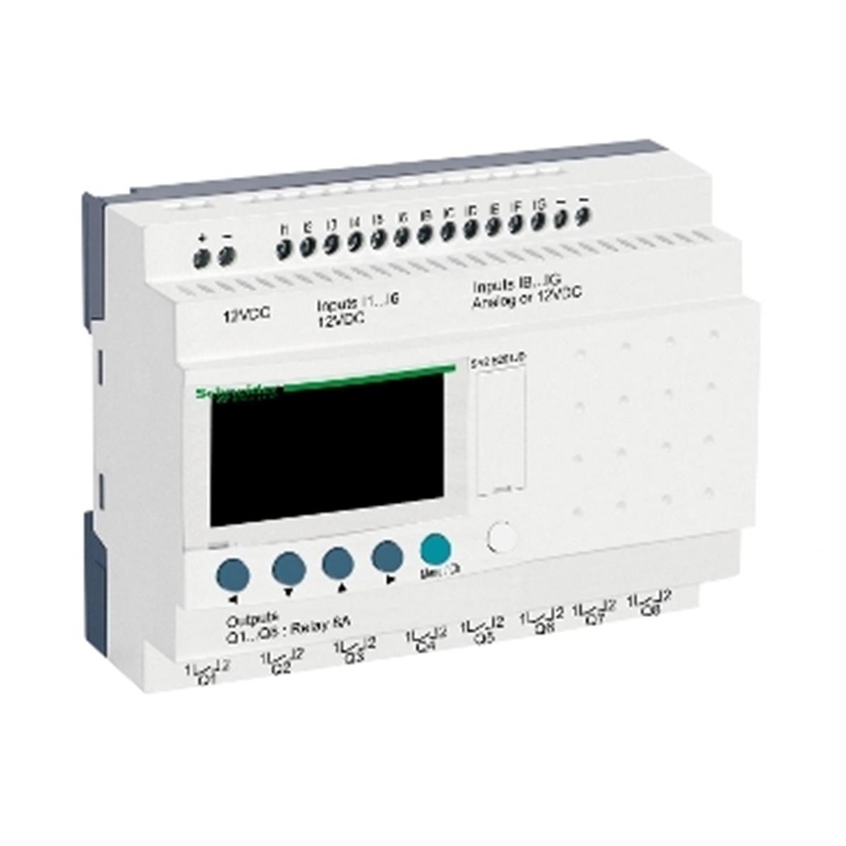 SR2B201JD
Schneider Electric  SR2B201JD  Kompakt Akıllı Röle Zelio Logic - 20 G Ç - 12 Vdc