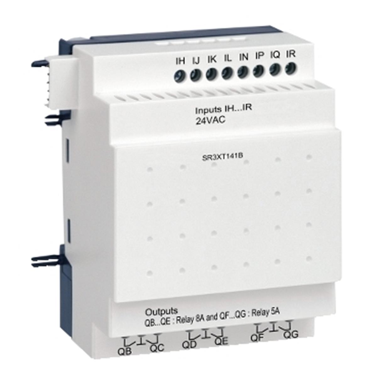 SR3XT141B
Schneider Electric  SR3XT141B  Zelio Akıllı Röle XT 14 I-O 24 VAC
