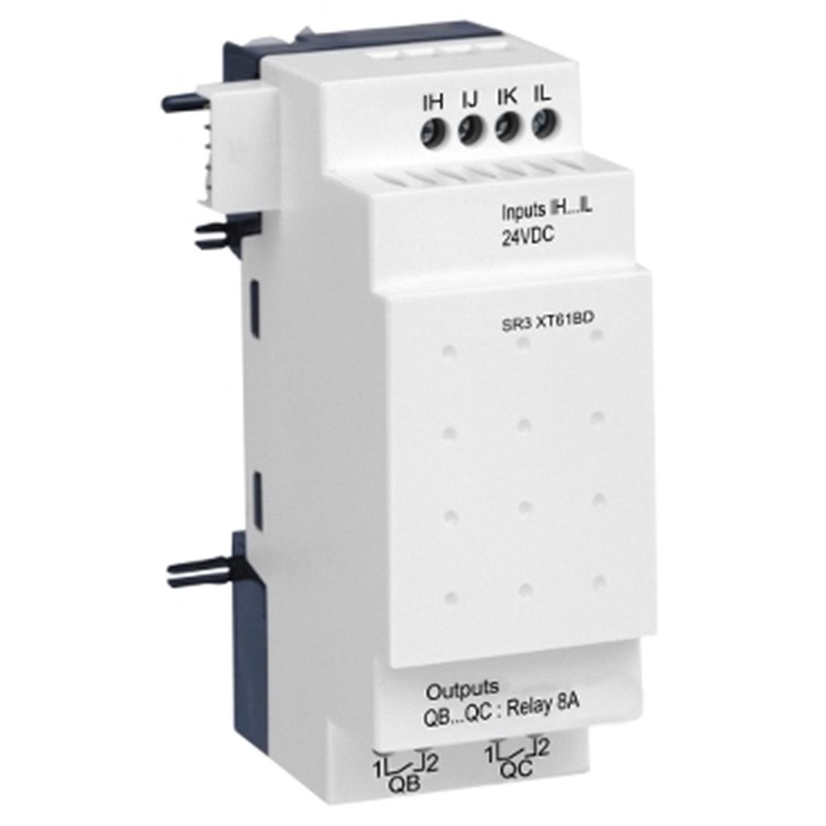 SR3XT61BD
Schneider Electric  SR3XT61BD  Dijital G/Ç Uzatma Modülü - 6 G Ç - 24 V Dc - Zeli
