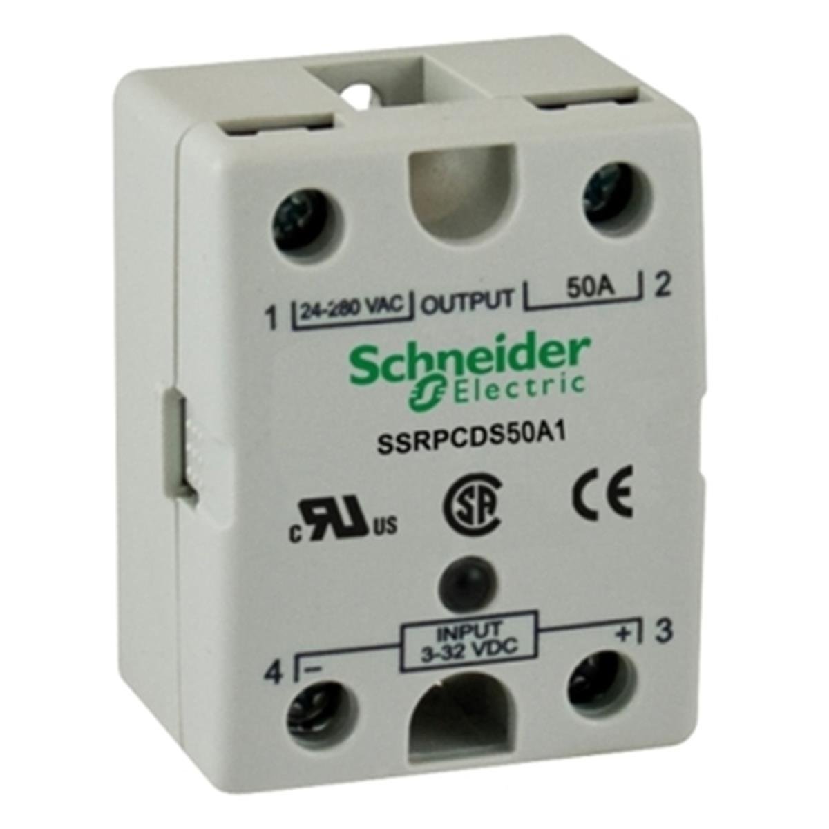 SSRPCDS50A1
Schneider Electric SSRPCDS50A1  Solid State Röle - Panel Montajı - Giriş 3-32 V Dc, Çıkış 24-280 V Ac, 50A