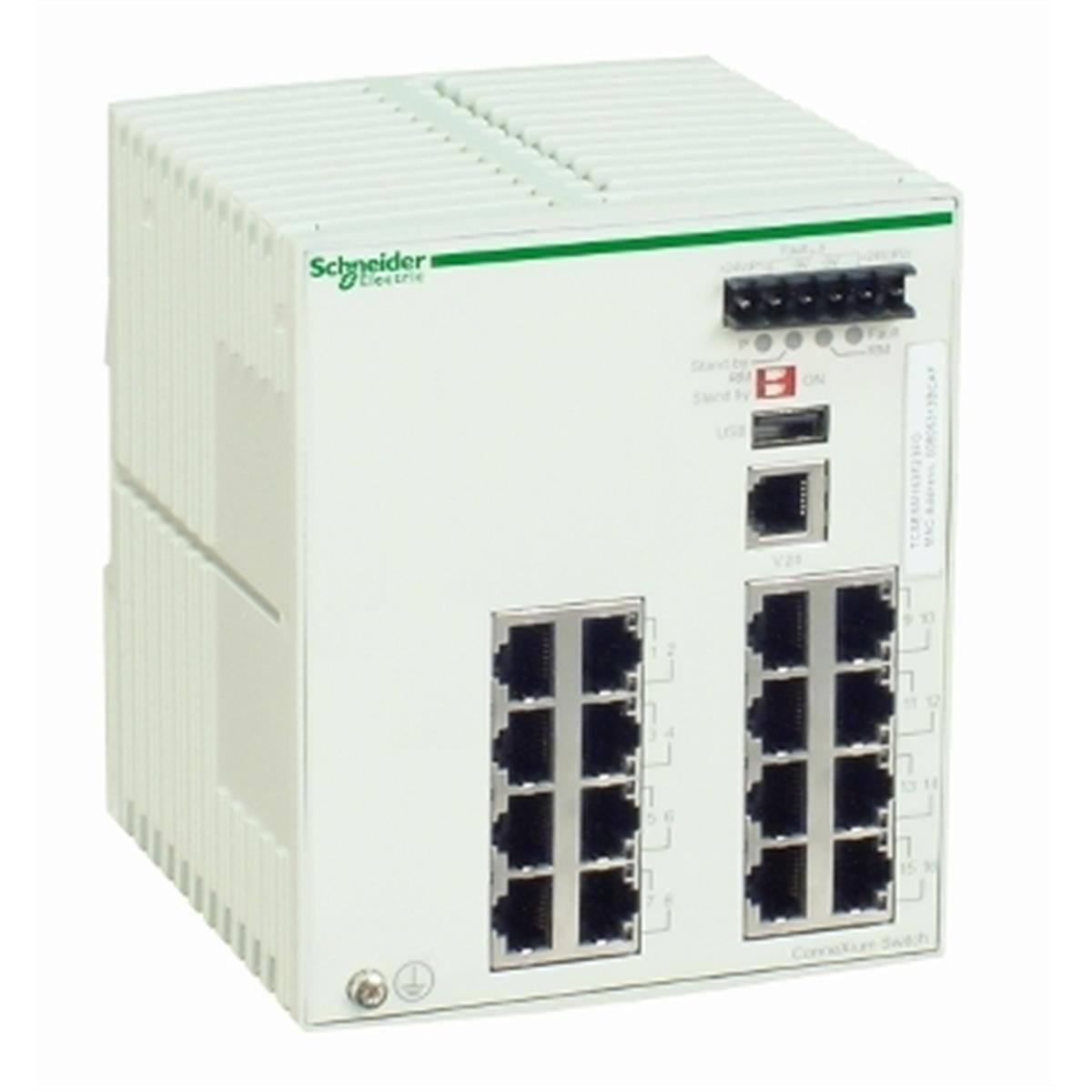 TCSESM163F23F0
Ethernet Tcp/Ip Yönetilebilir Switch - Connexium -