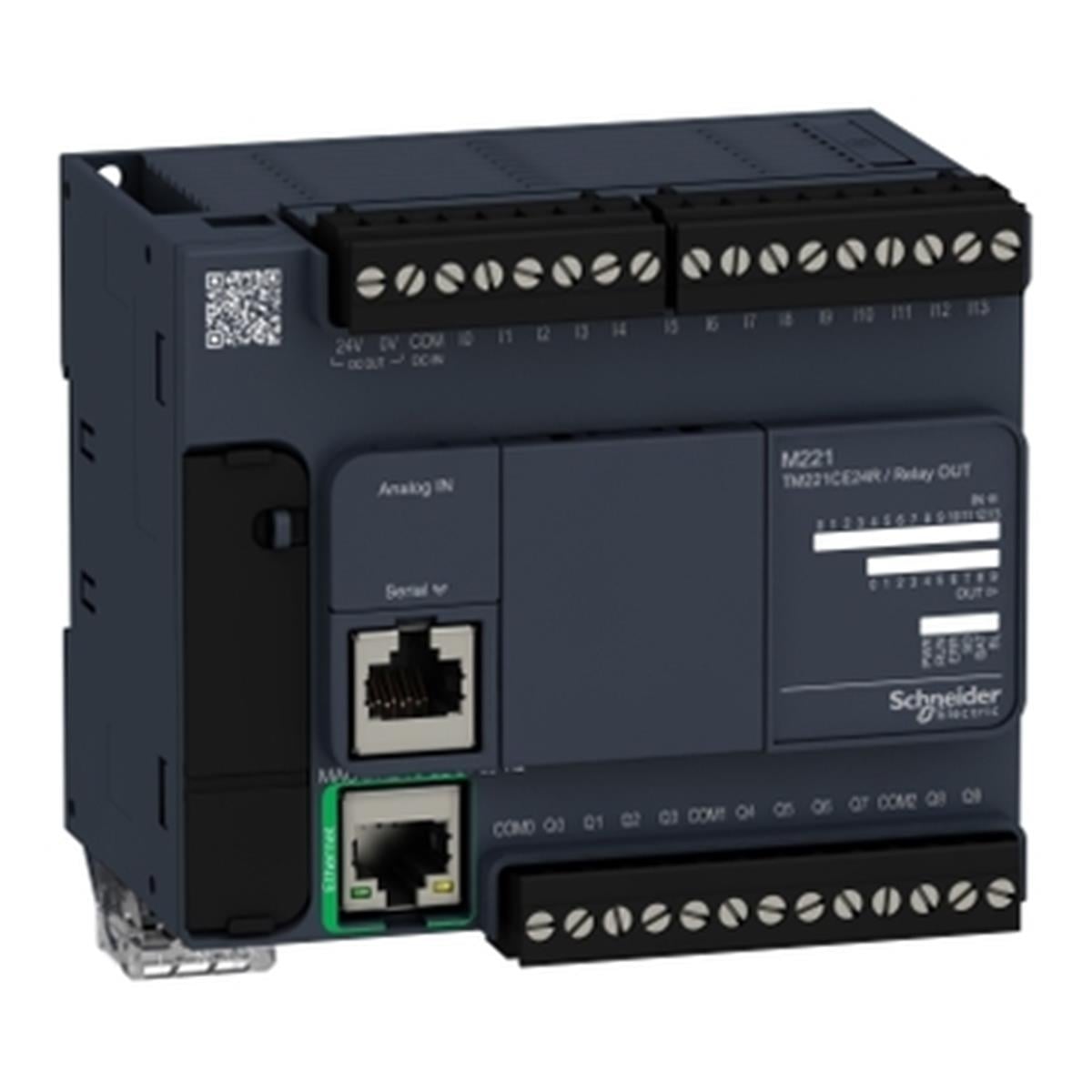 TM221CE24R
Schneider Electric , TM221CE24R , Kontrolör M221-24 GÇ rölesi Ethernet