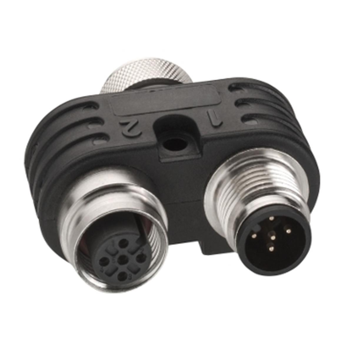 TM7ACYC
CANopen Y connector, Modicon TM7, CAN bus 2 x M12
