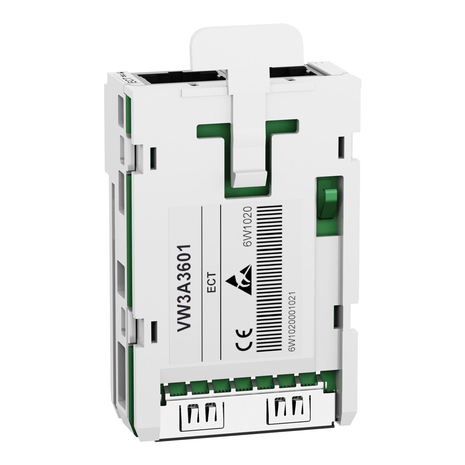 VW3A3601Schneider Electric VW3A3601 Atv320 / Lxm32 Ethercat 2 x RJ45 haberleşme kartı