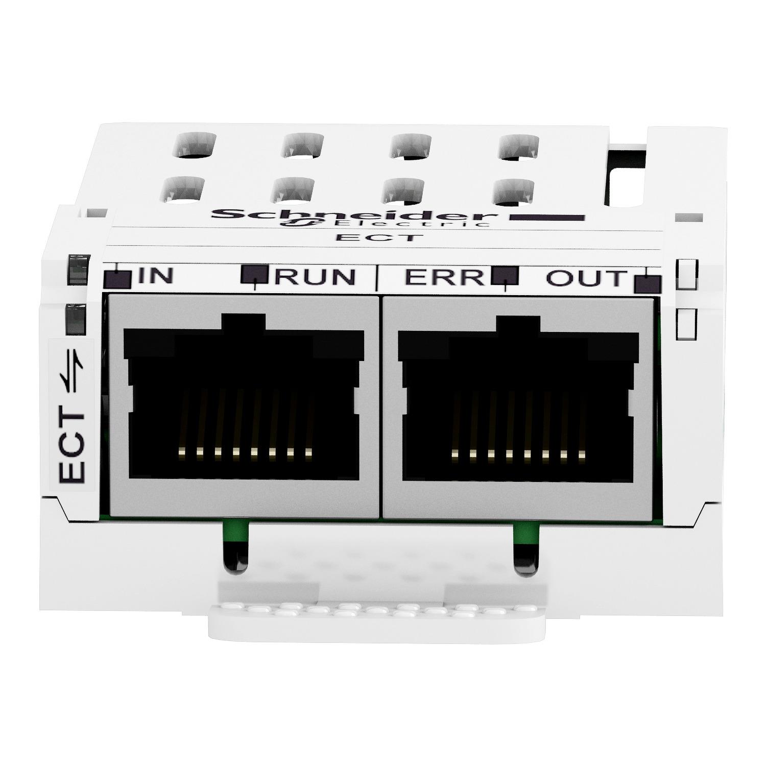 VW3A3601Schneider Electric VW3A3601 Atv320 / Lxm32 Ethercat 2 x RJ45 haberleşme kartı