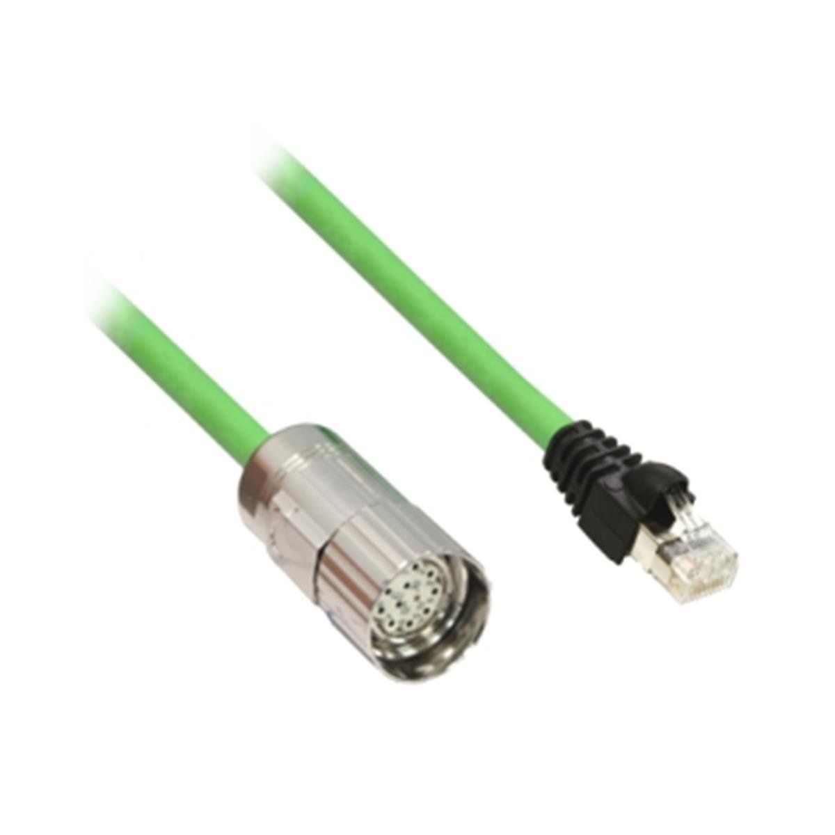 VW3E2094R150
Schneider Electric VW3E2094R150 ,Encoder cable SH3/MH3 servo motor and Lexium 52/Lexium 62 servo drive, 15 m
