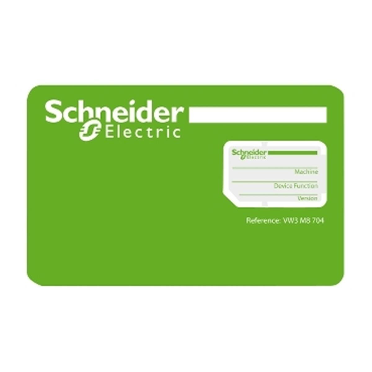 VW3M8705
Schneider Electric VW3M8705 bellek kartı - servo sürücü için