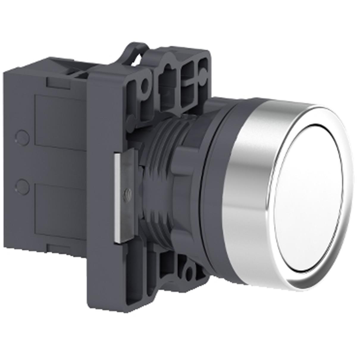 XA2EA11
Schneider Electric  XA2EA11  Ø 22 Yuvarlak beyaz yaylı buton  - yay dönüşlü - 1NA