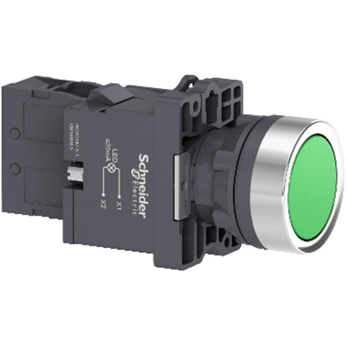 XA2EW33M1
Schneider Electric , XA2EW33M1 , 1 NAYeşil Işıklı, yaylı butonlar  220 V AC/ DC