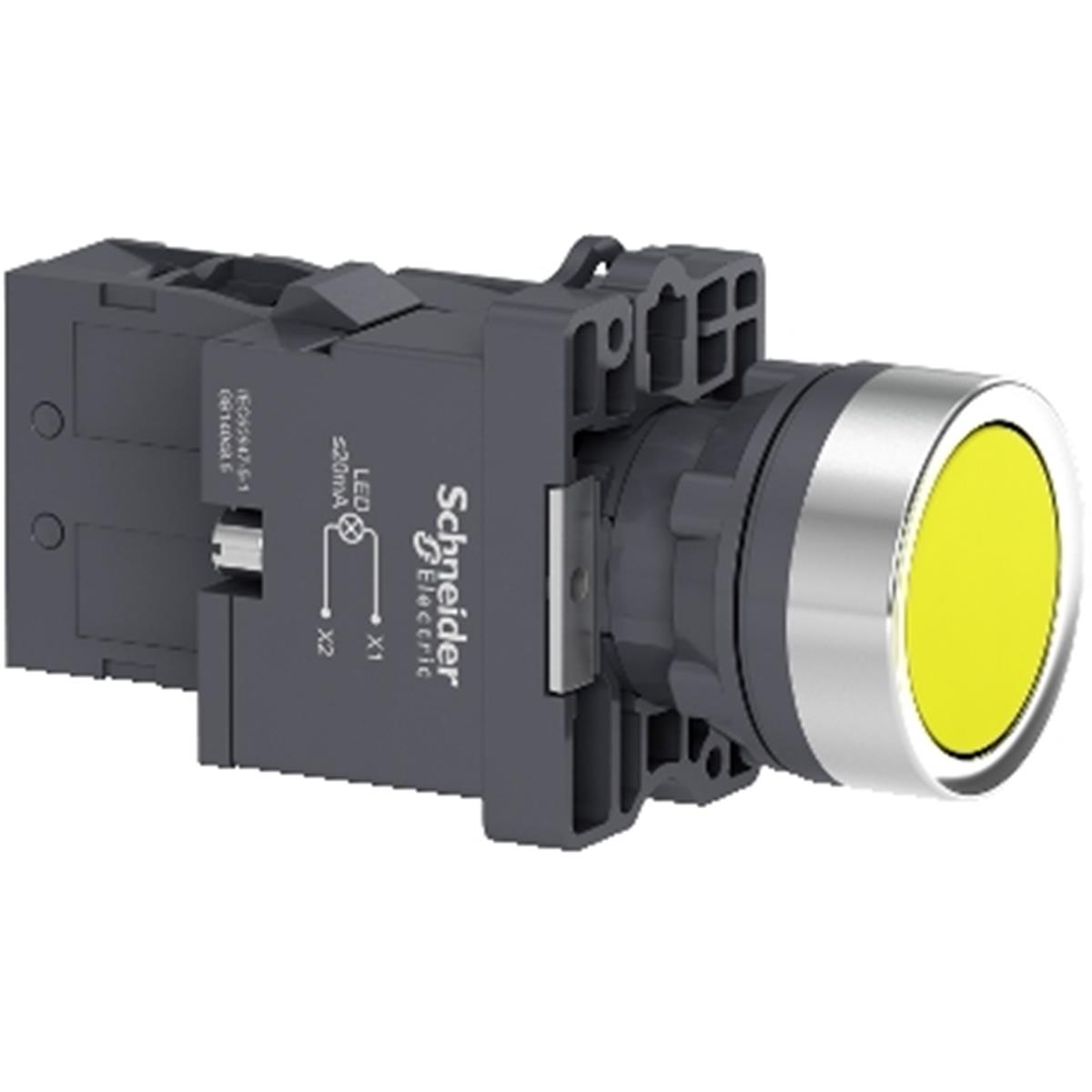 XA2EW35M1
Schneider Electric XA2EW35M1 Sarı ışıklı yaylı buton- Ø22 - - 220V AC - 1NA