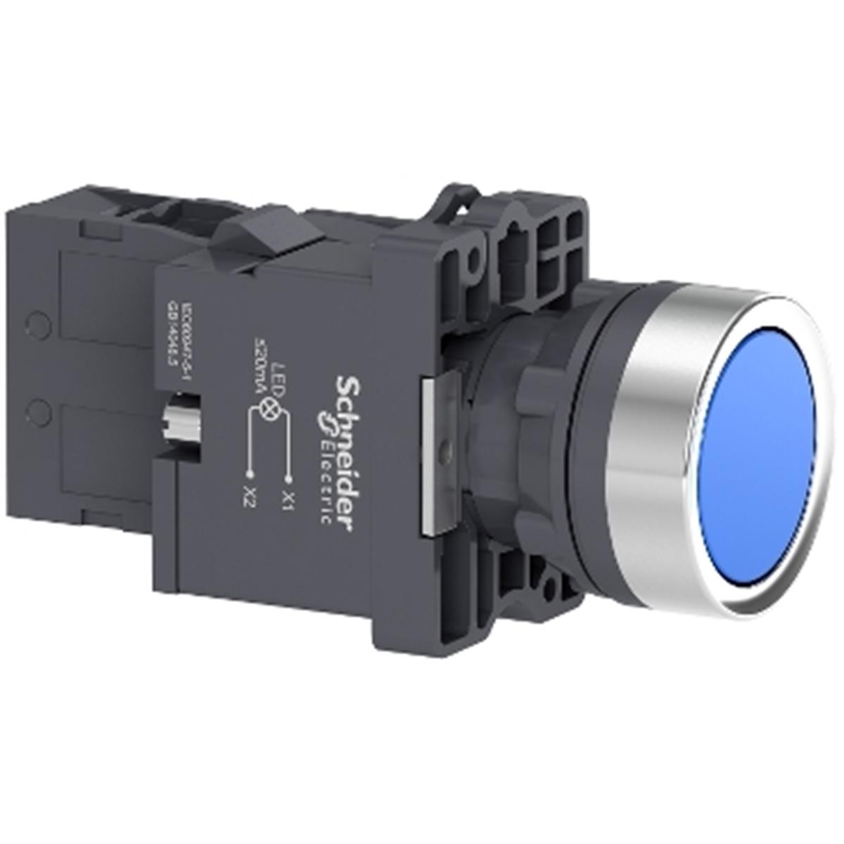 XA2EW36M1
Schneider Electric XA2EW36M1 Mavi ışıklı yaylı buton- Ø22 - - 220V AC - 1NA