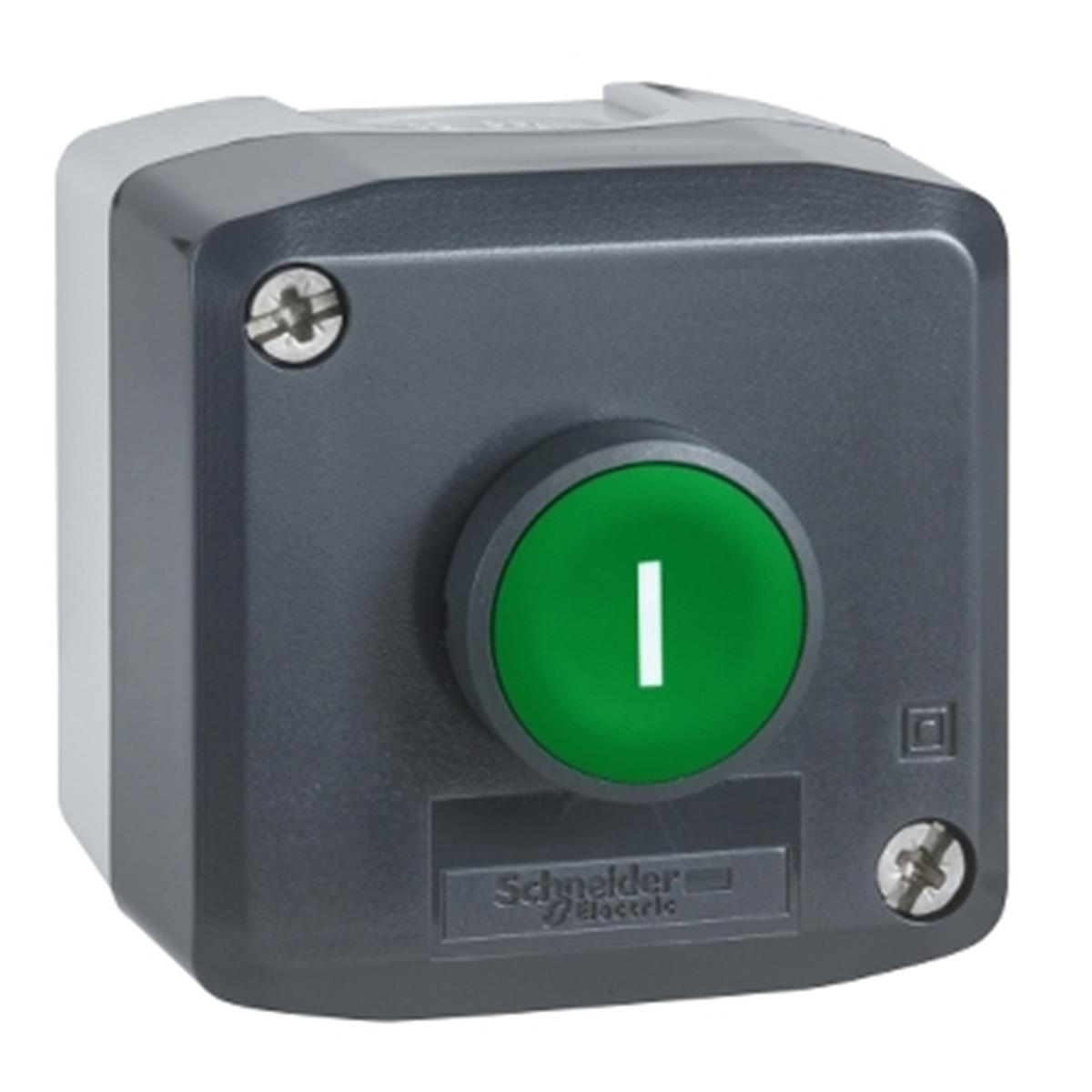 XALD102
Gri kumanda kutusu - 1 yeşil buton Ø22 yaylı dönüş