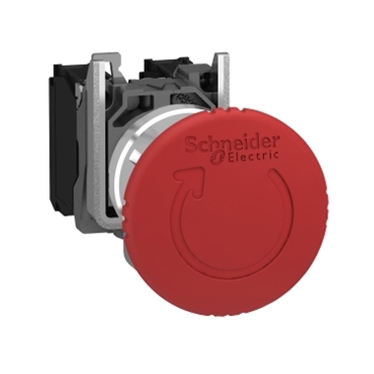 XB4BS84441
Kırmızı Ø40 Acil durdurma Buton Ø22 tetik 1NA+2NK