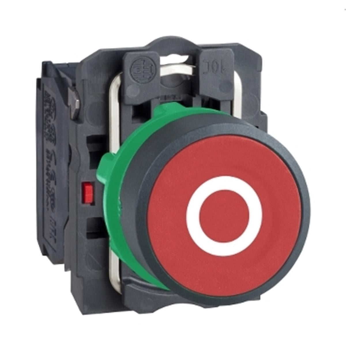 XB5AA4322
Kırmızı buton Ø22 yaylı dönüş 1NK 