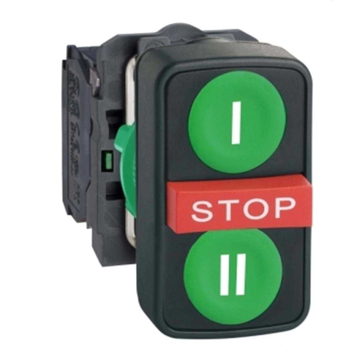 XB5AA731327
Yeşil kırmızı yeşil üçlü buton Ø22 1NA+1NK+1NA