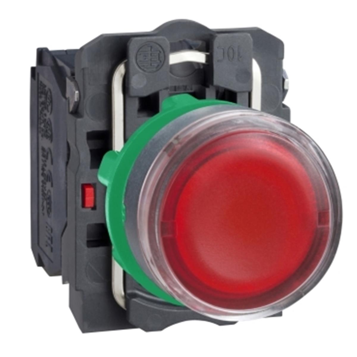 XB5AW3465
Kırmızı ışıklı buton Ø22 yaylı dönüş 1NA+1NK <=250
