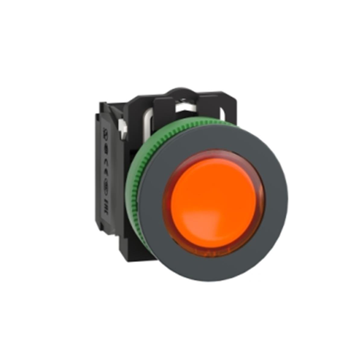 XB5FW35M5
Gömülü ışıklı, yaylı butonlar LED 230 VAC Mavi 1 N