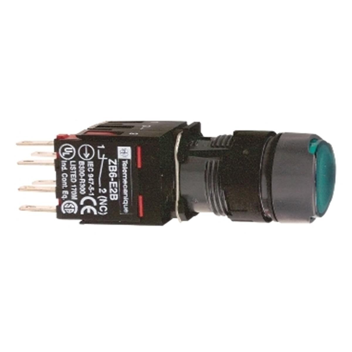 XB6AW3B1B
Yeşil  ışıklı buton Ø16 yaylı dönüş 1NA 12...24V