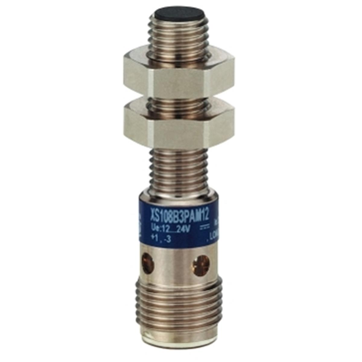 XS108B3NAM12
Endüktif Sensör M8 L45mm-Sn2mm-M12