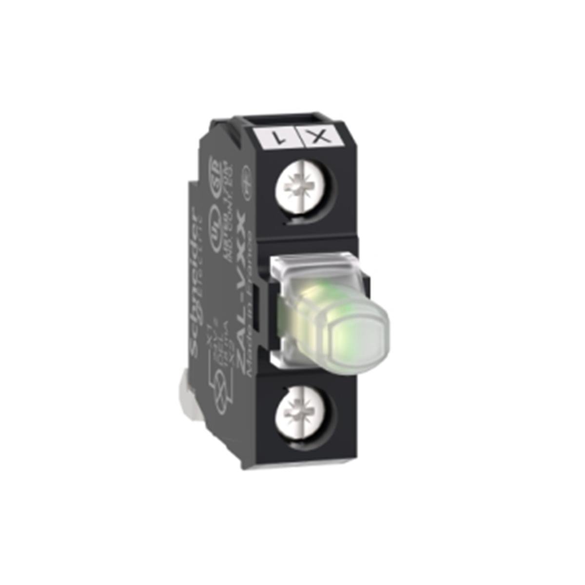 ZALVB1
Başlık Ø22 entegre LED 24 V için beyaz ışık bloğu