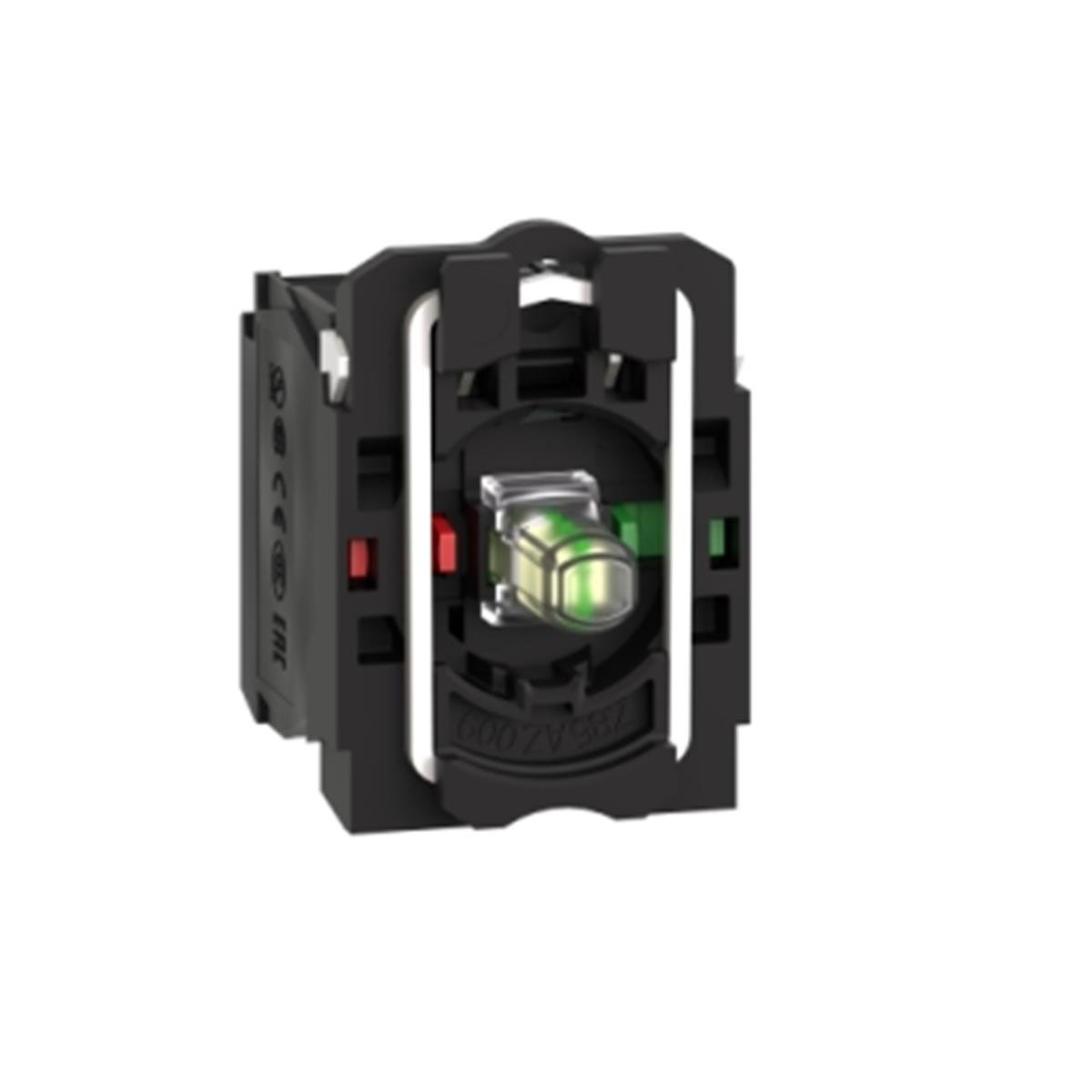 ZB5AW0B15
Entegre LED'li 24V gövde/sabitleme bilezikli beyaz
