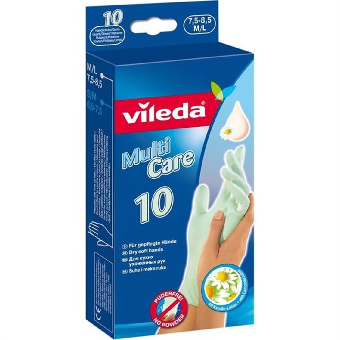 Vileda Kullan-At Eldiven Büyük 10'lu