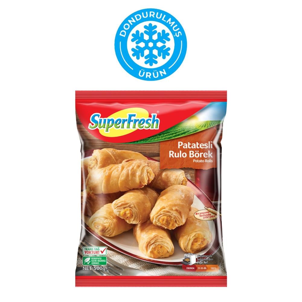 Superfresh Borek Rulo Patates 500 gr