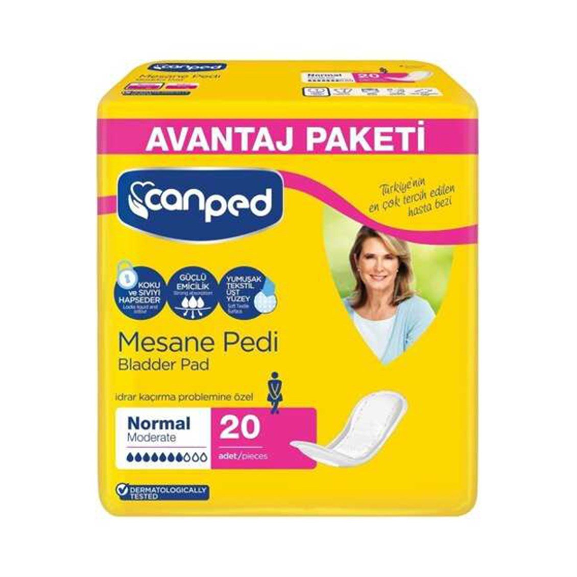 Canped Mesane Pedi Avantaj Paket Orta 20 li