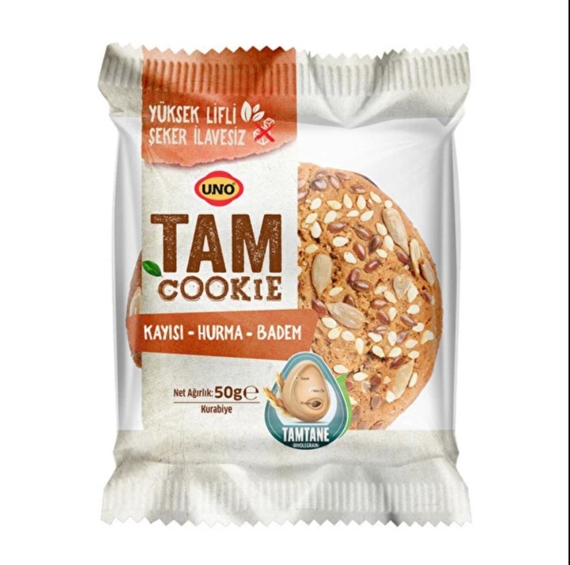  UNO TAM COOKIE HURMA KAY.BADEM 50 GR 