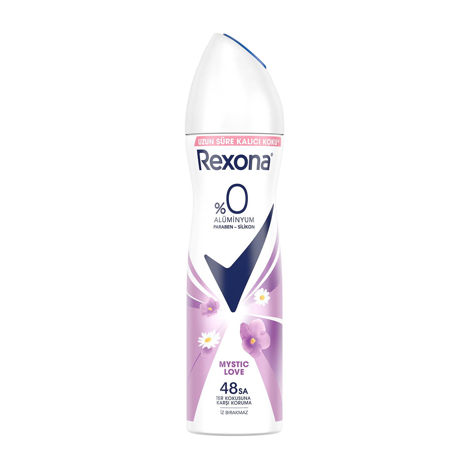 Rexona Deodorant Mystic Love %0 Alüminyum 48 Saat 150 ml
