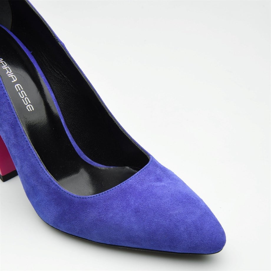 Ally Mor Süet Deri Stiletto