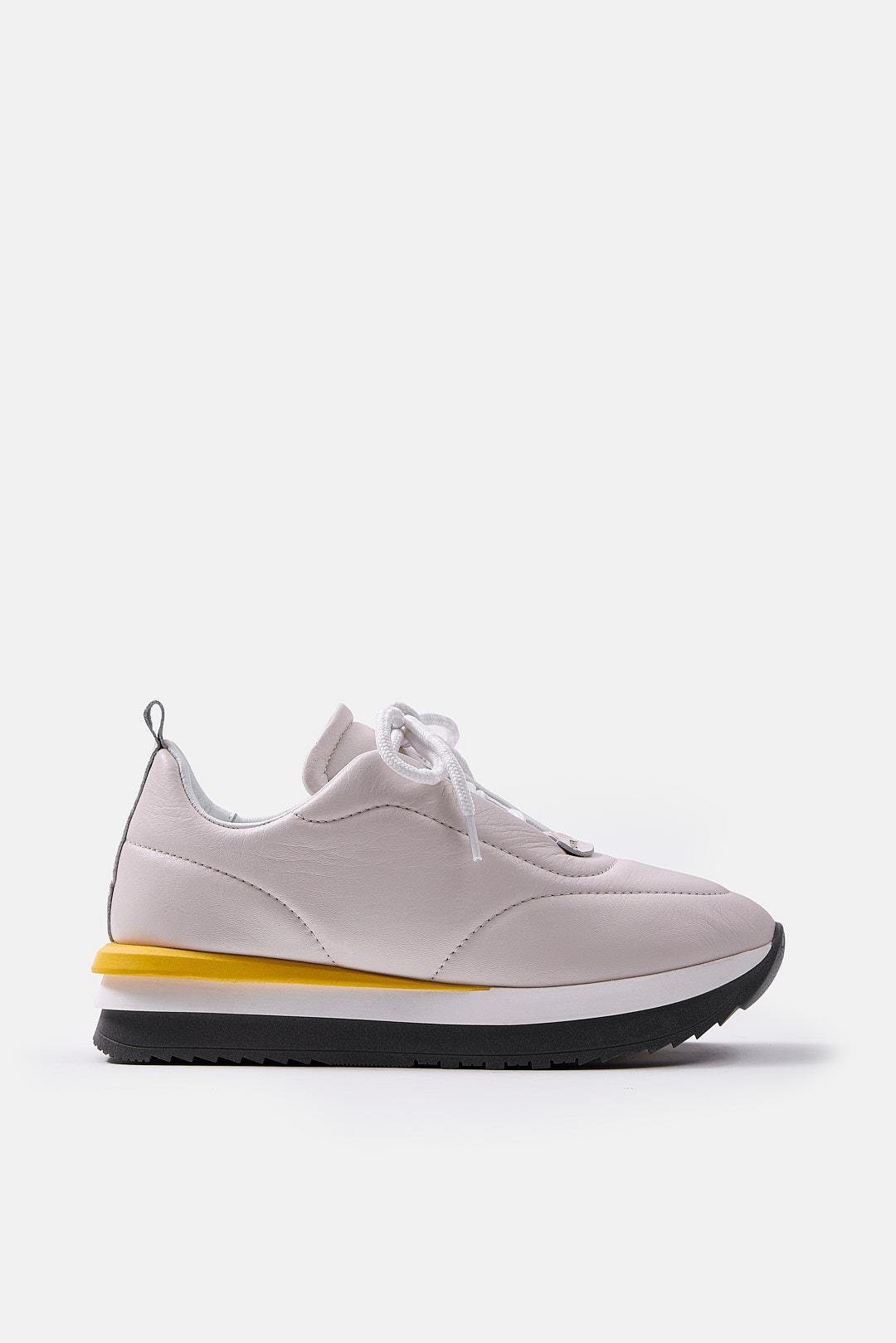 Balla Pudra Hakiki Deri Kadın Sneaker