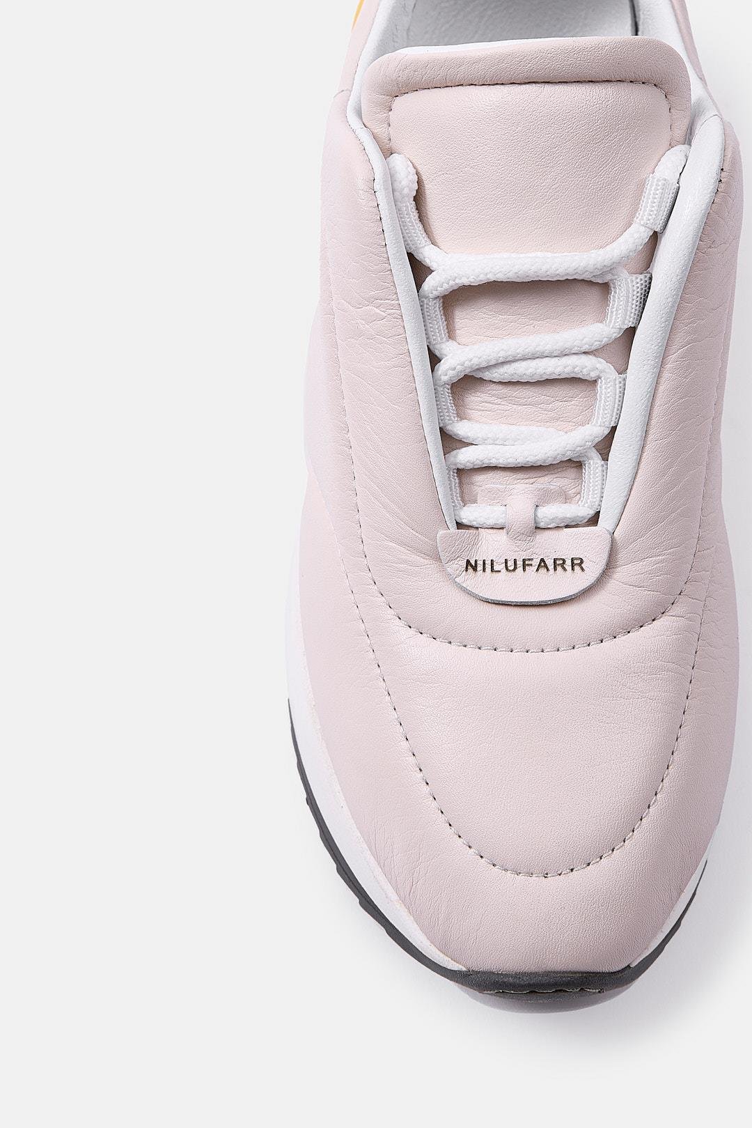 Balla Pudra Hakiki Deri Kadın Sneaker