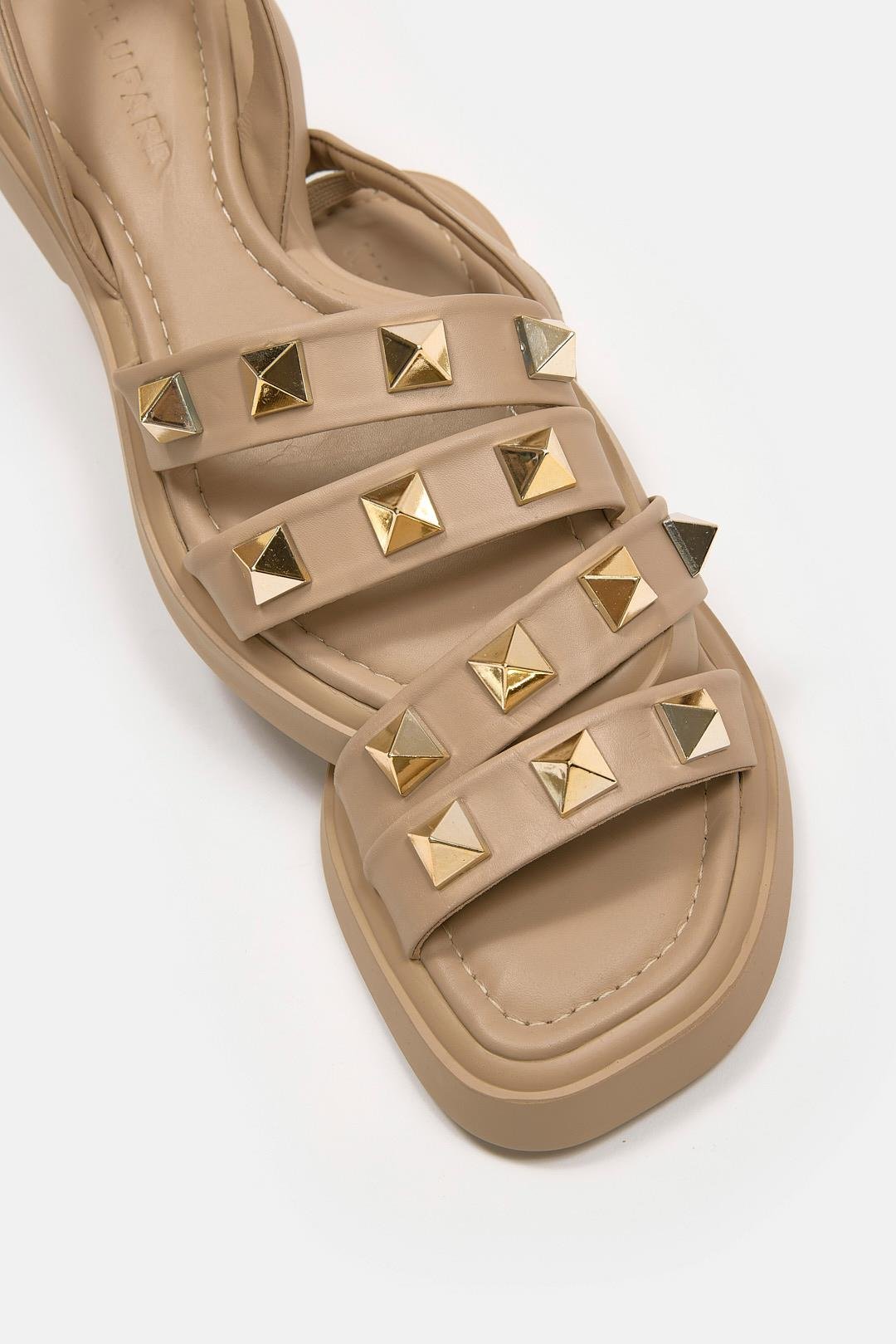 Bella Nude Hakiki Deri Kadın Sandalet