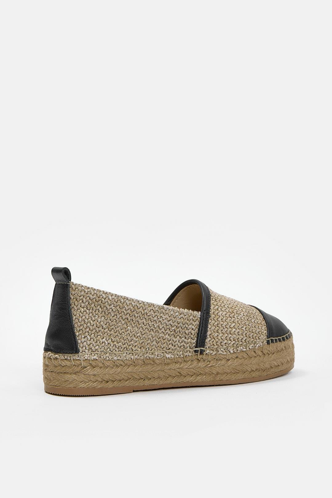 Best Hasır Hakiki Deri Kadın Espadril Ayakkabı