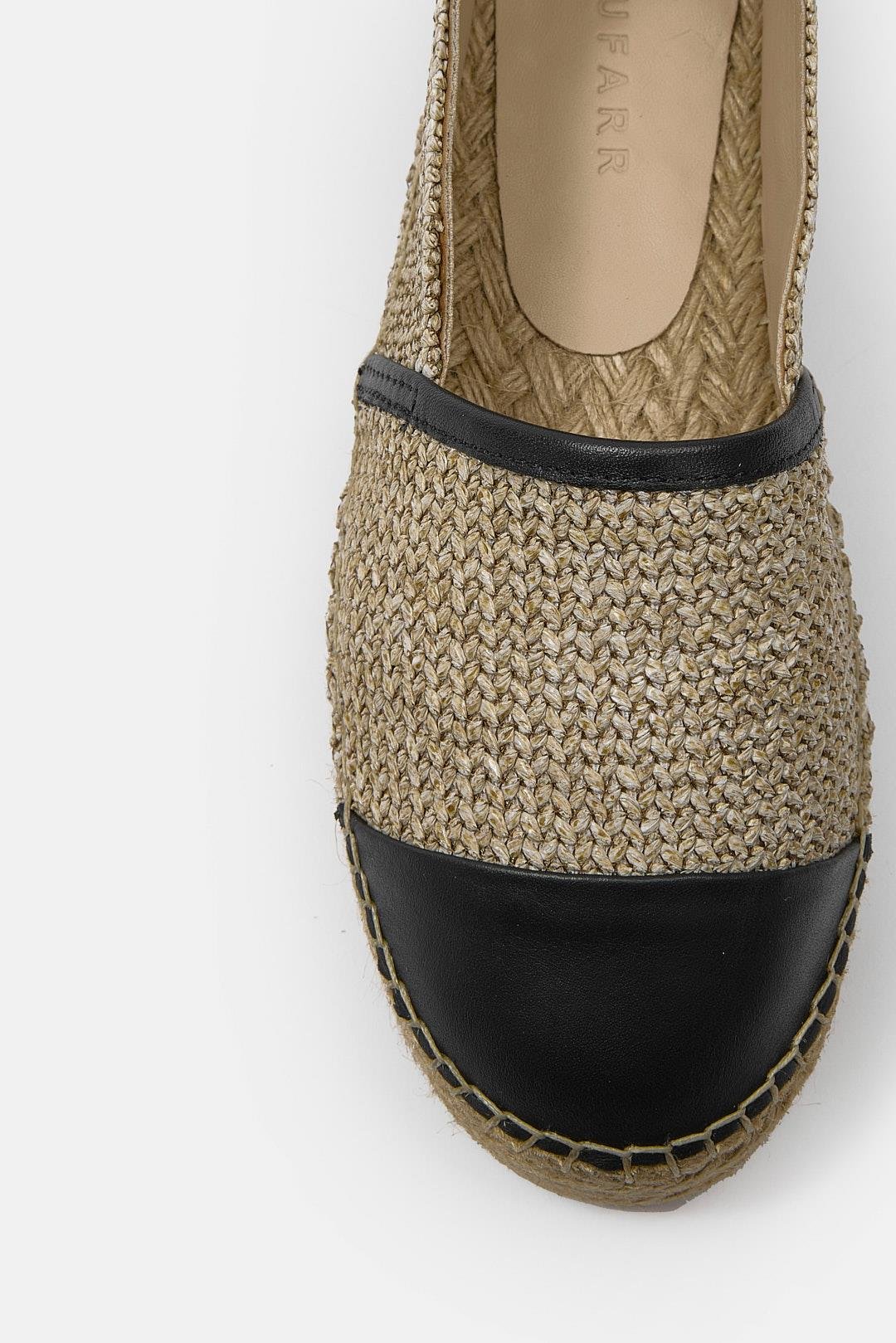 Best Hasır Hakiki Deri Kadın Espadril Ayakkabı