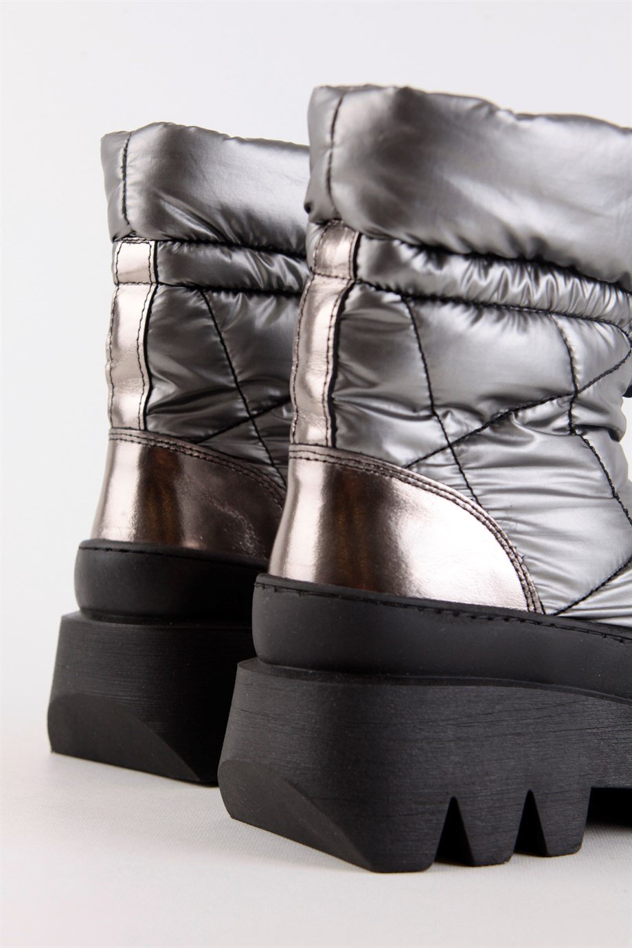 Bruno Silver Deri Kalın Tabanlı Kar Botu