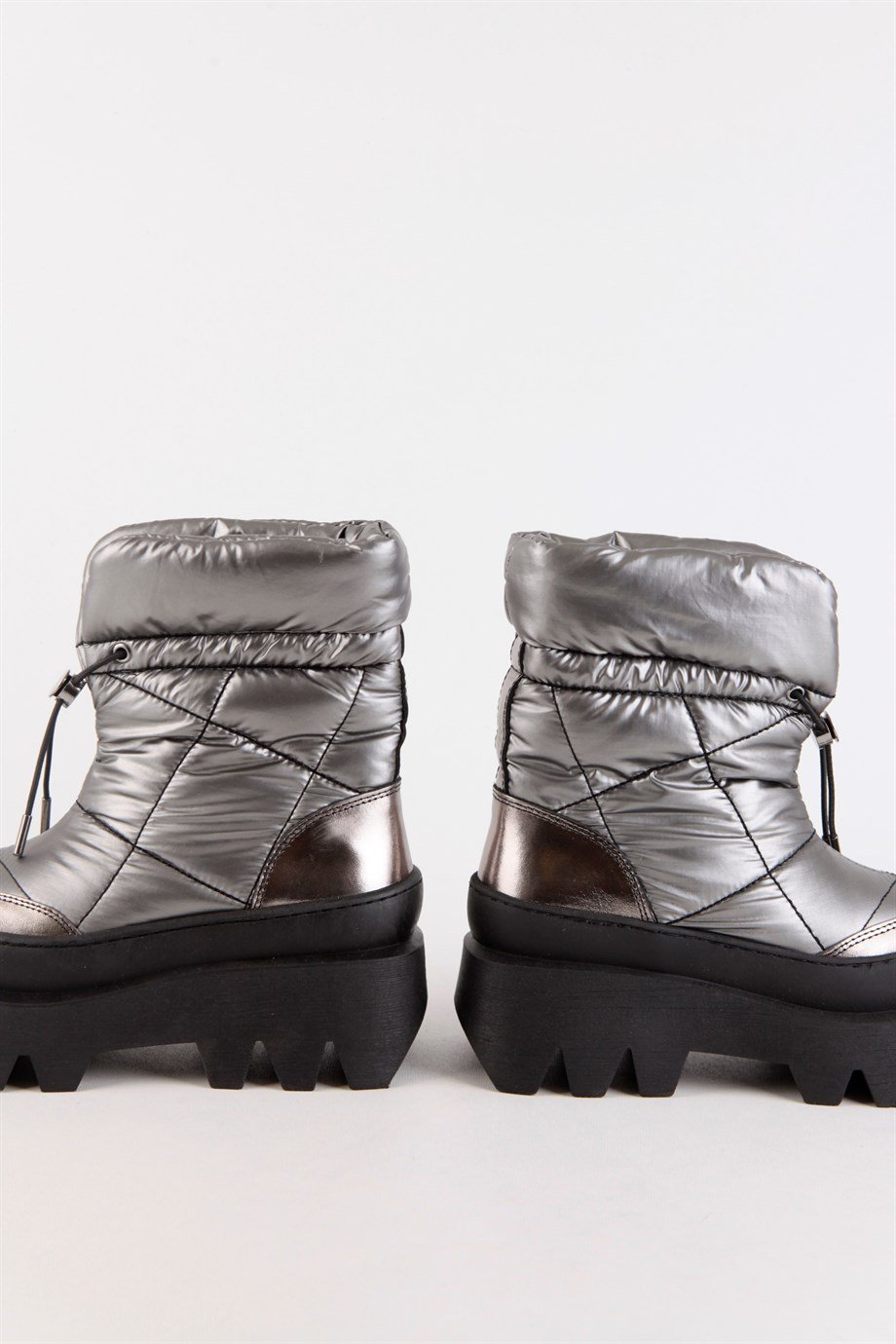 Bruno Silver Deri Kalın Tabanlı Kar Botu