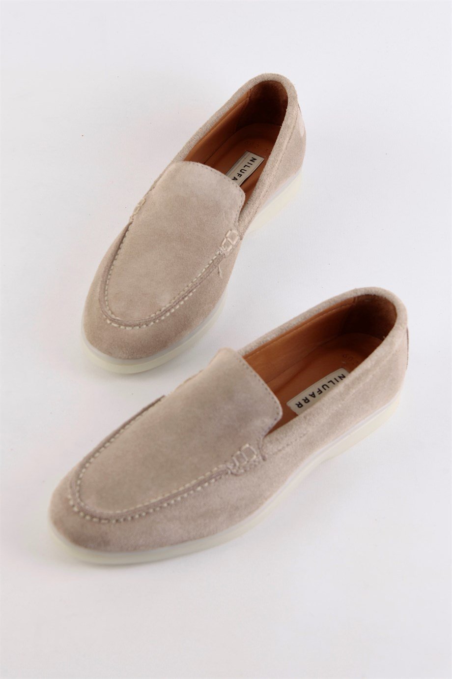 Camelia Bej Hakiki Süet Kadın Casual Ayakkabı