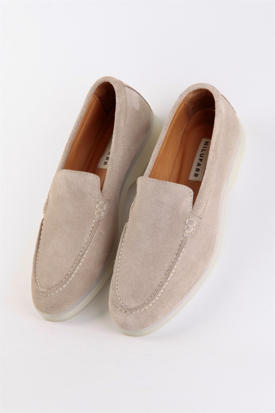 Camelia Bej Hakiki Süet Kadın Casual Ayakkabı