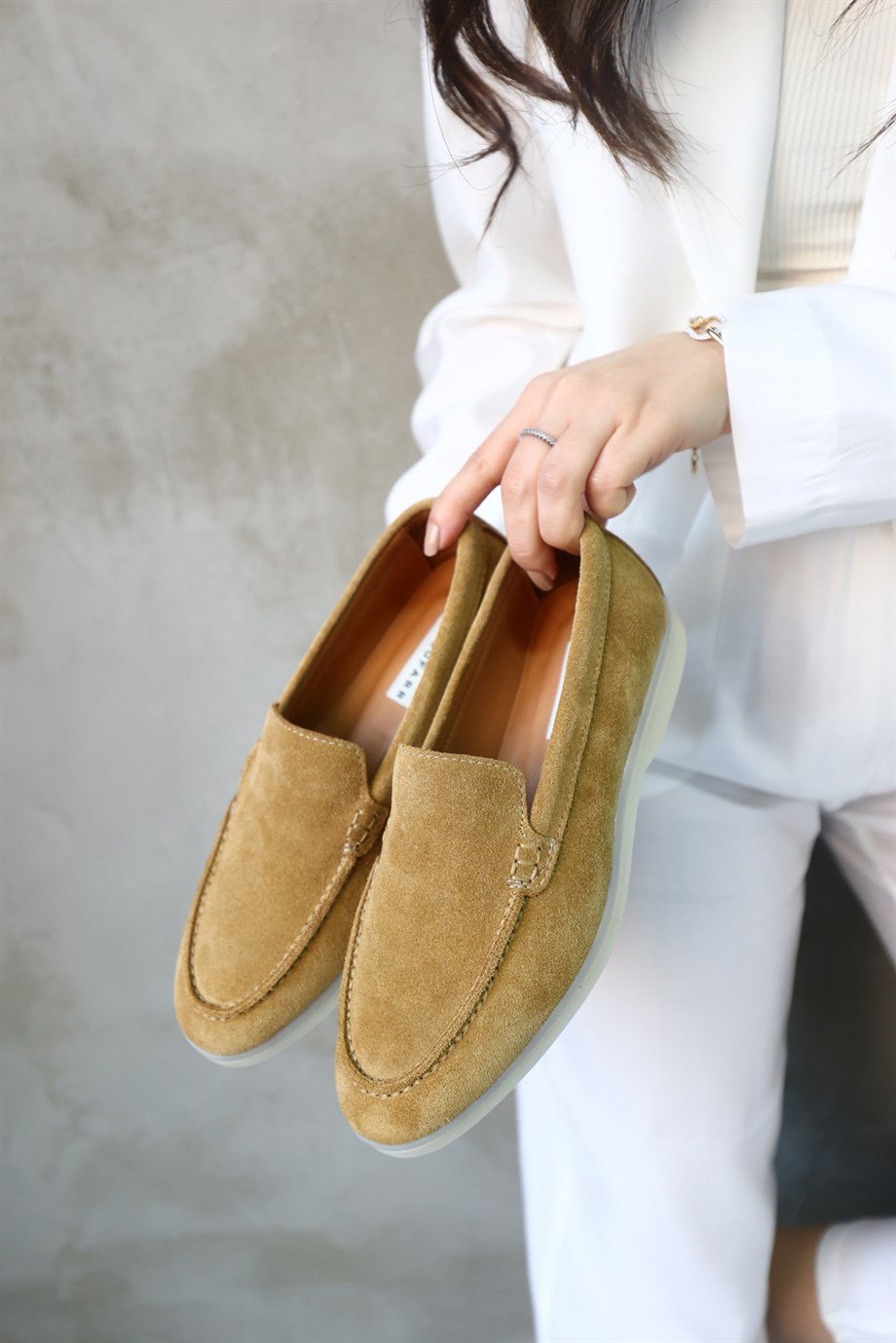  Camelia Camel Genuine Suede Women's Casual Shoes